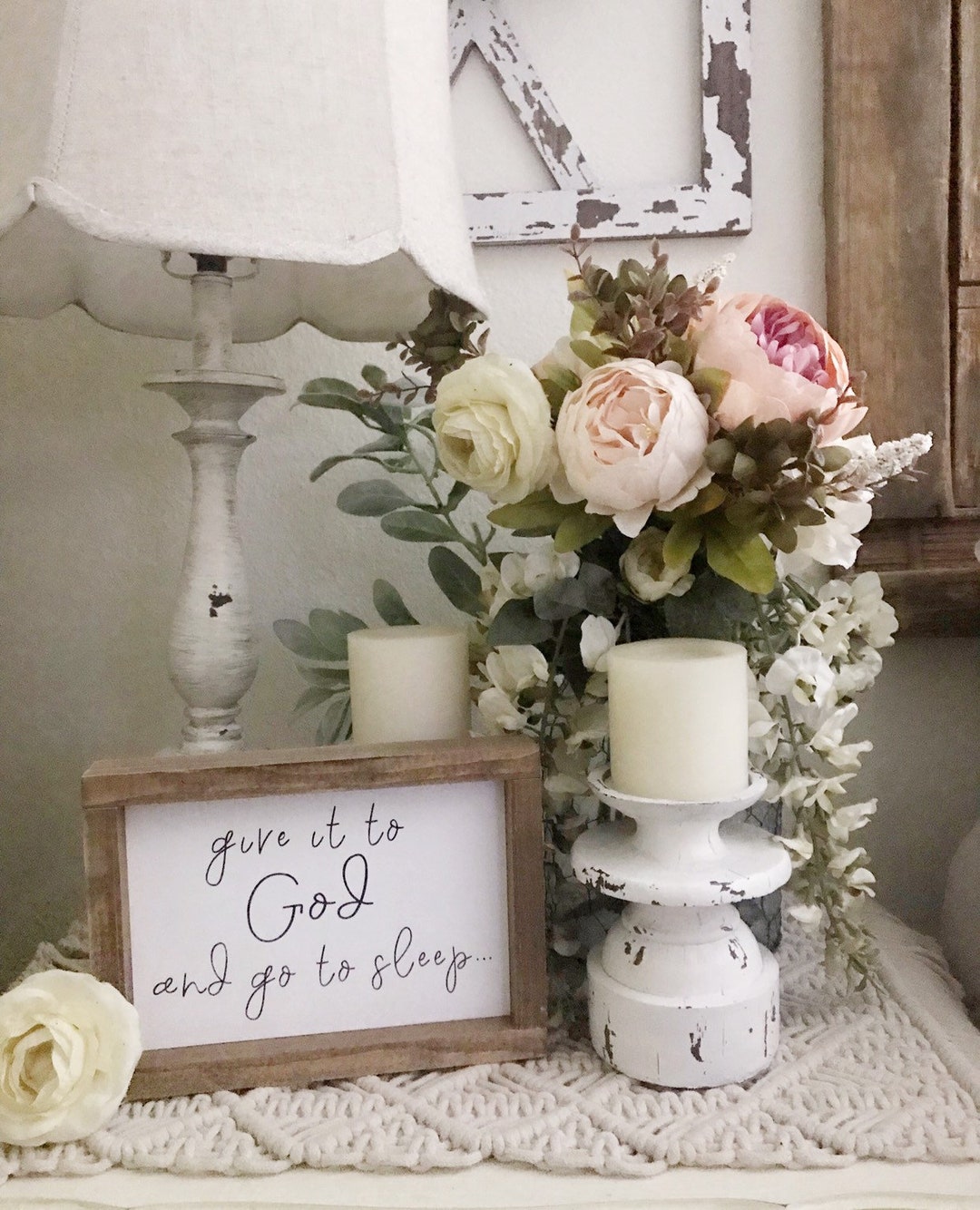 Give It To God And Go To Sleep Faith Sign VI main image 1