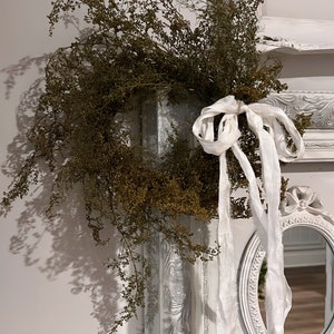 Sweet Annie wreath, 12” sweet Annie wreath, primitive decor, gift, PREORDER