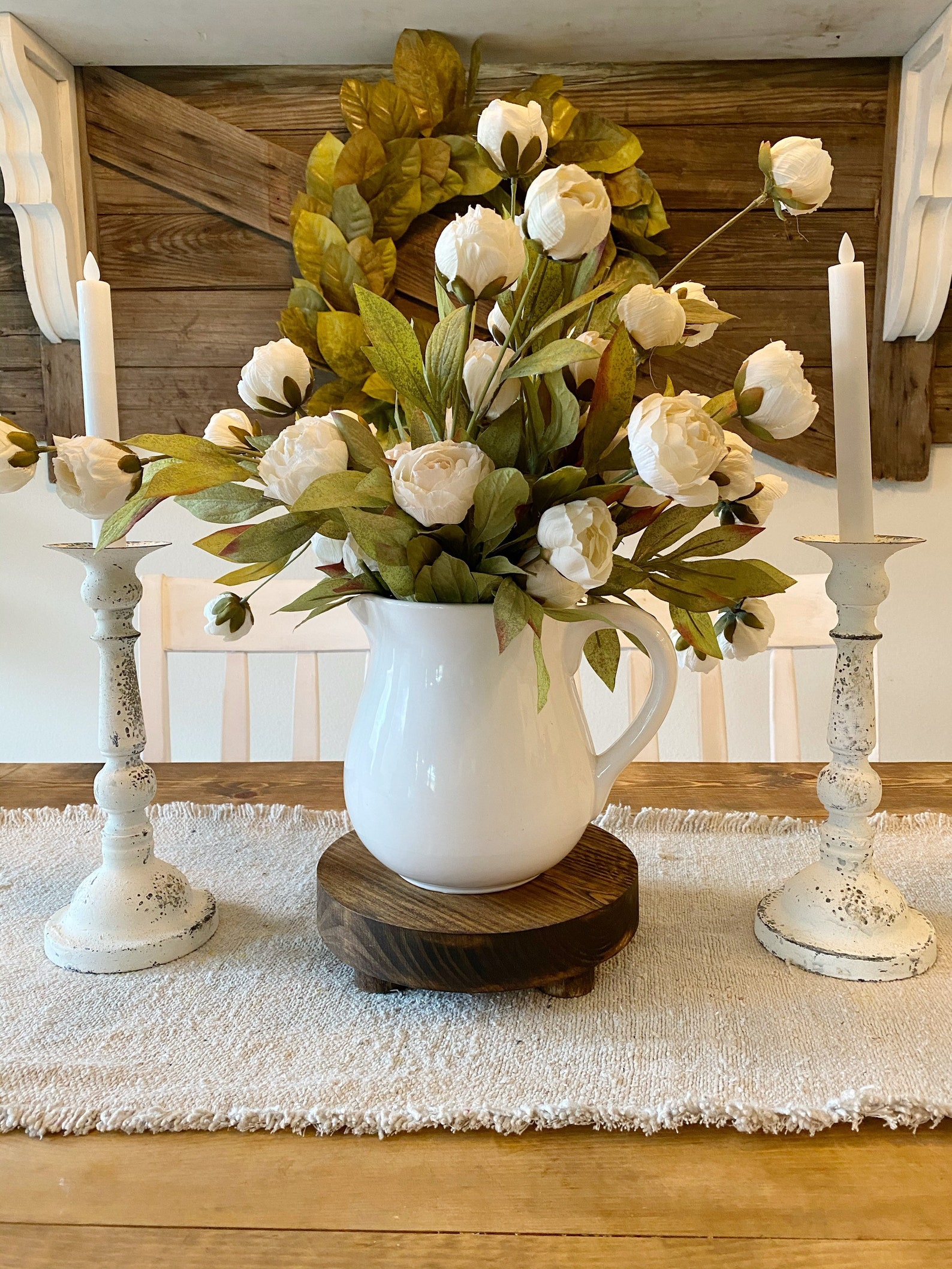 Round Riser Table Top Tray Riser Stained Riser Gift - Etsy