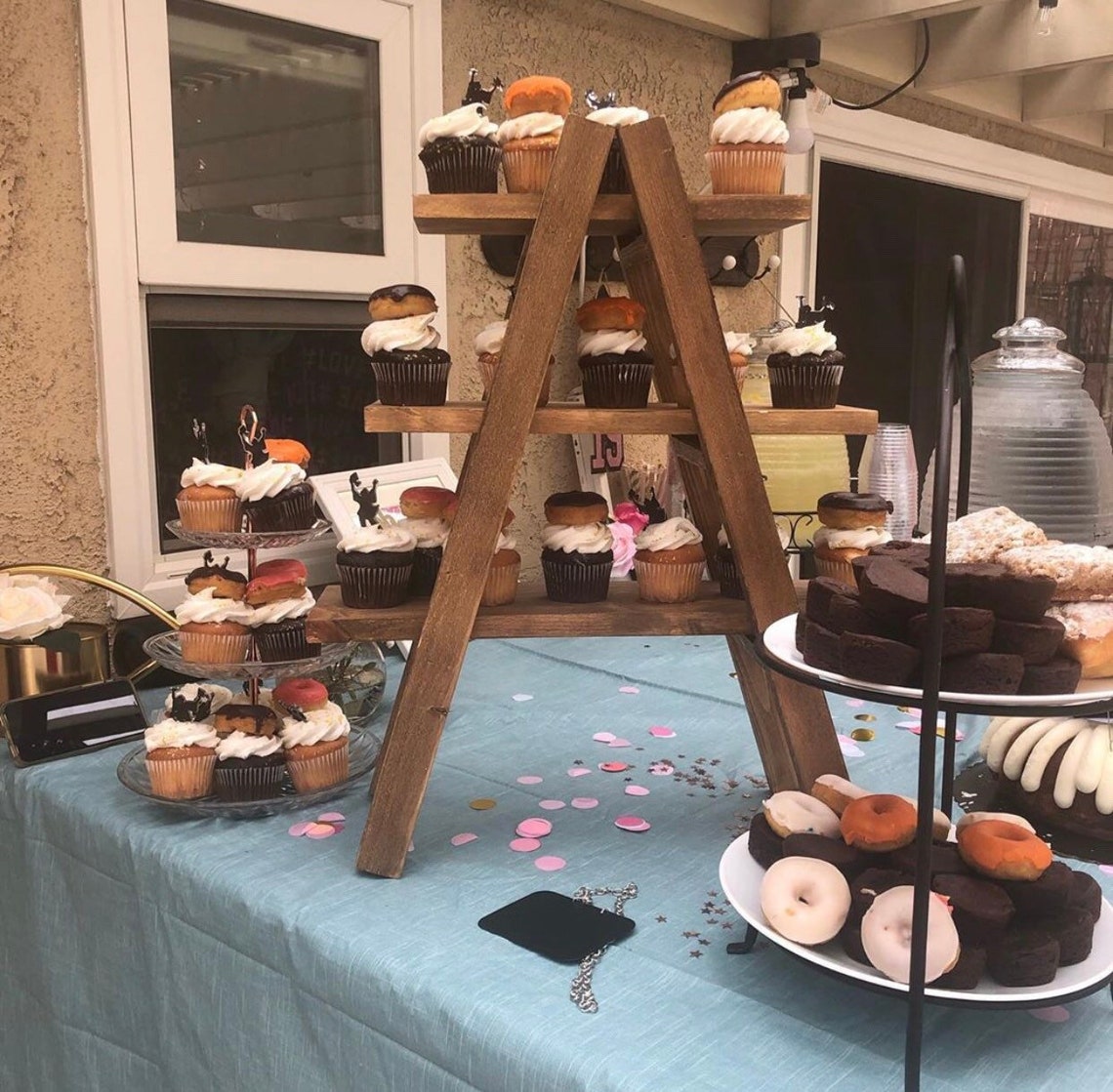 Cupcake Ladder Cupcake Stand Mug Holder Coffee Bar Gift Etsy