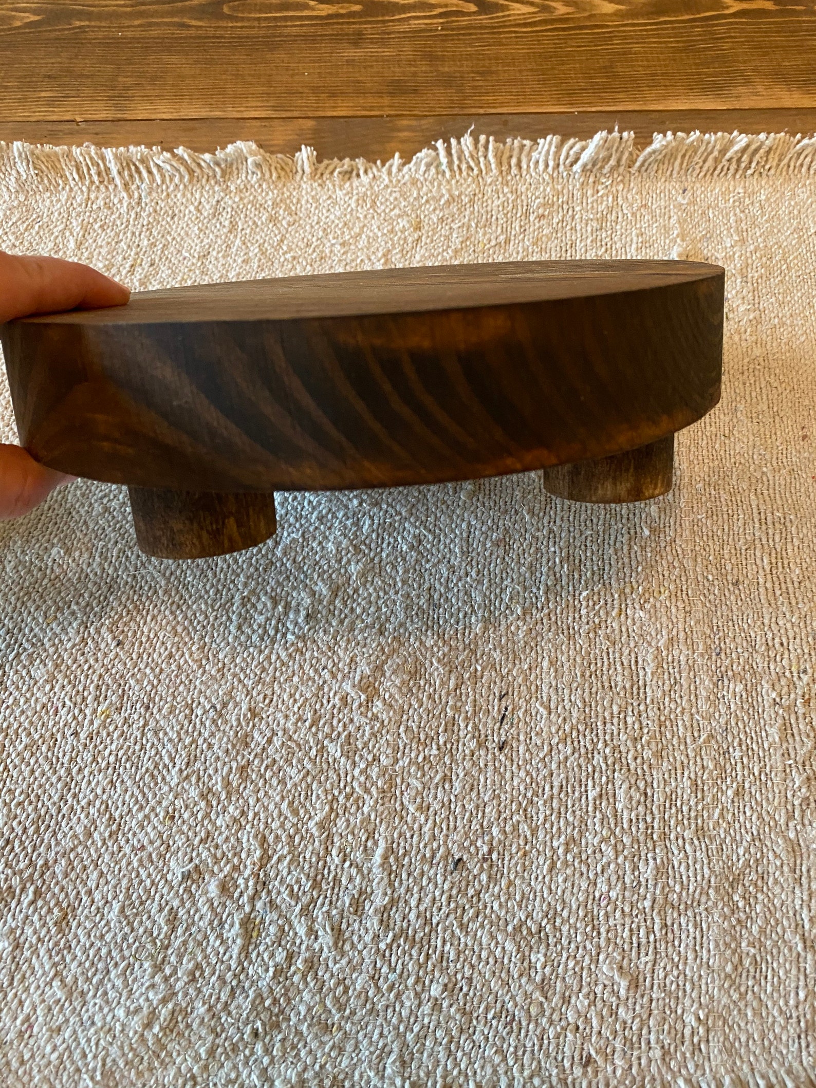 Round Riser Table Top Tray Riser Stained Riser Gift - Etsy