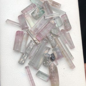 52 Cts Light Pink Transparent Tourmaline Crystals @ Afghanistan