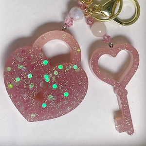 Lock and Key Couples Keychain