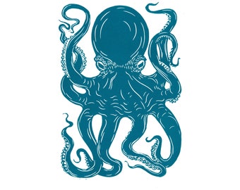 Octopus III Teal