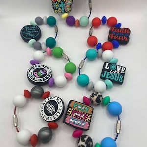 Stanley Cup Charm for Women, Fun Gifts for Women, Stanley Cup Accessories, Tumbler Handle Cup Charms, Silicone Bead Bag Tag, Gifts for her