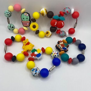 Stanley Cup Charm for Women, Fun Gifts for Women, Stanley Cup Accessories, Tumbler Handle Cup Charms, Silicone Bead Bag Tag, Gifts for her