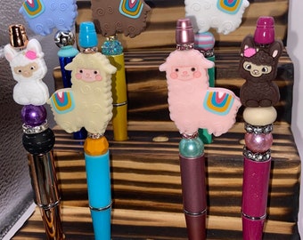 Llama/ Alpaca Beaded Pens