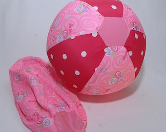 Girl - Fabric Covered Balloon - Travel Ball
