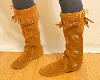 moccasins boots for womens on sale