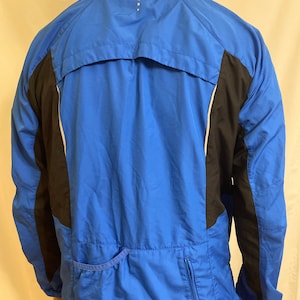 Electric Blue Active Jacket w/ Many Pockets