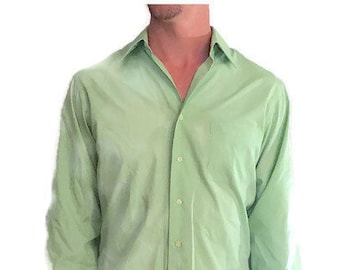 Chemise à robe Oxford Au néon vif pour homme