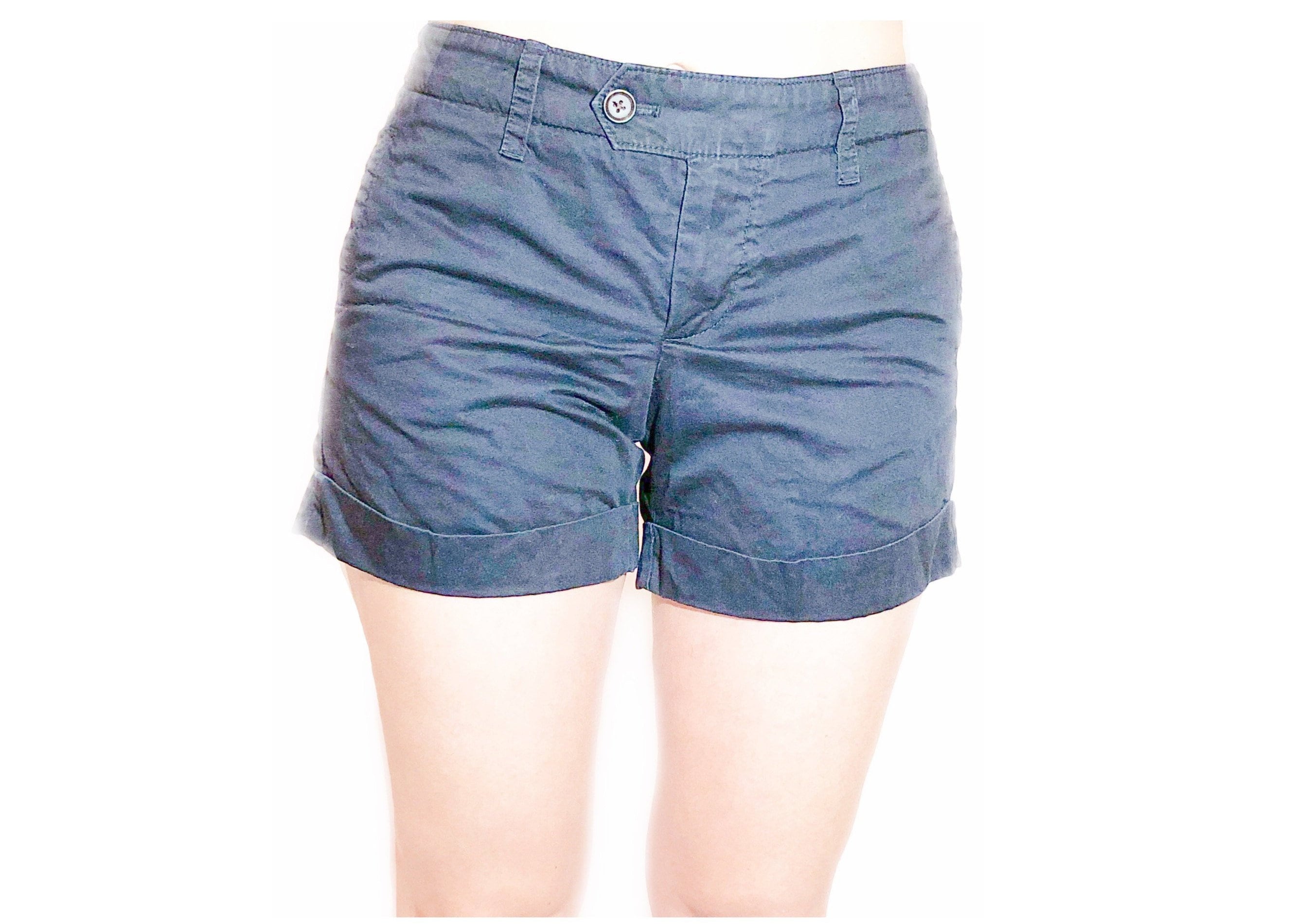 Short Moulant GAP Femme – Taille 36 – Kaki – Coton – Style Décontracté