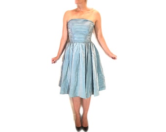 VINTAGE Betsey Johnson Dress Strapless Navy Blue Tiered, Mint Condition -  Etsy