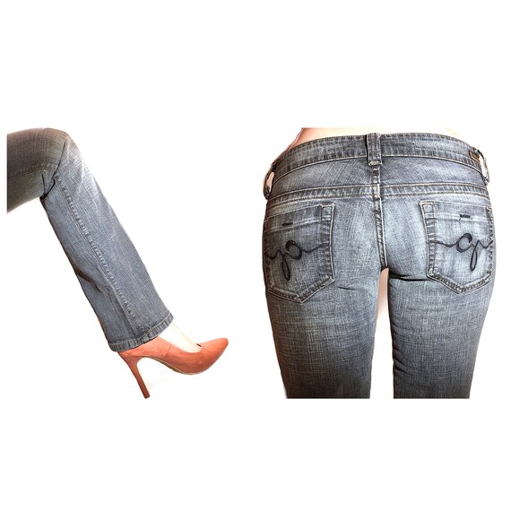 low rise dark wash jeans