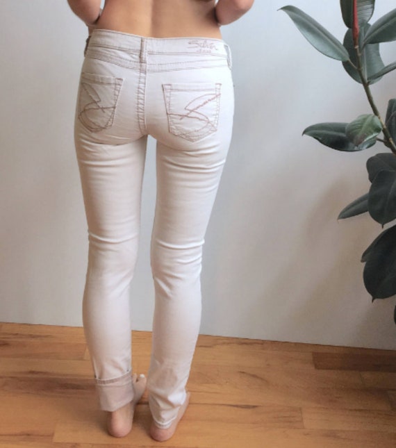 hue white jeans