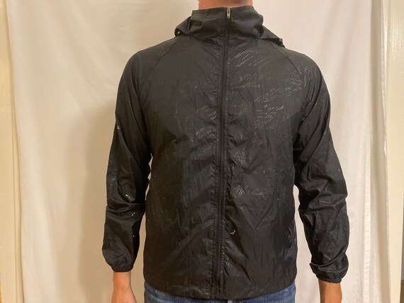 Simple Black Windbreaker Womens S M or M Mens S or S M Etsy UK