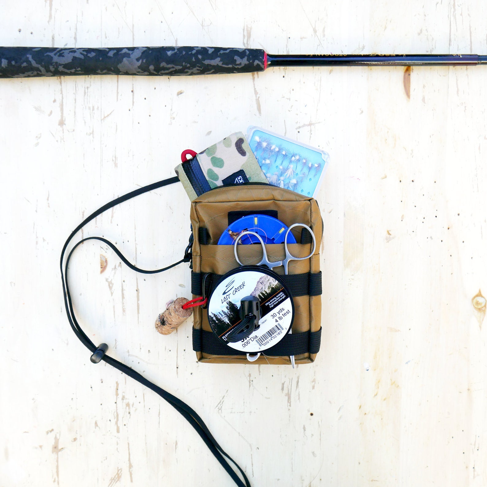 Tenkara Simple Pack Fly Fishing Minimalist Pouch X Pac Etsy