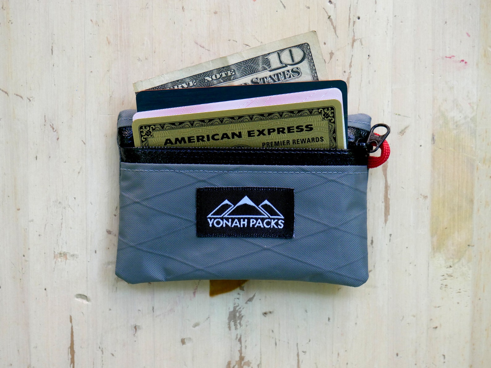 Minimalist wallet Outdoors wallet X Pac water resistant Etsy