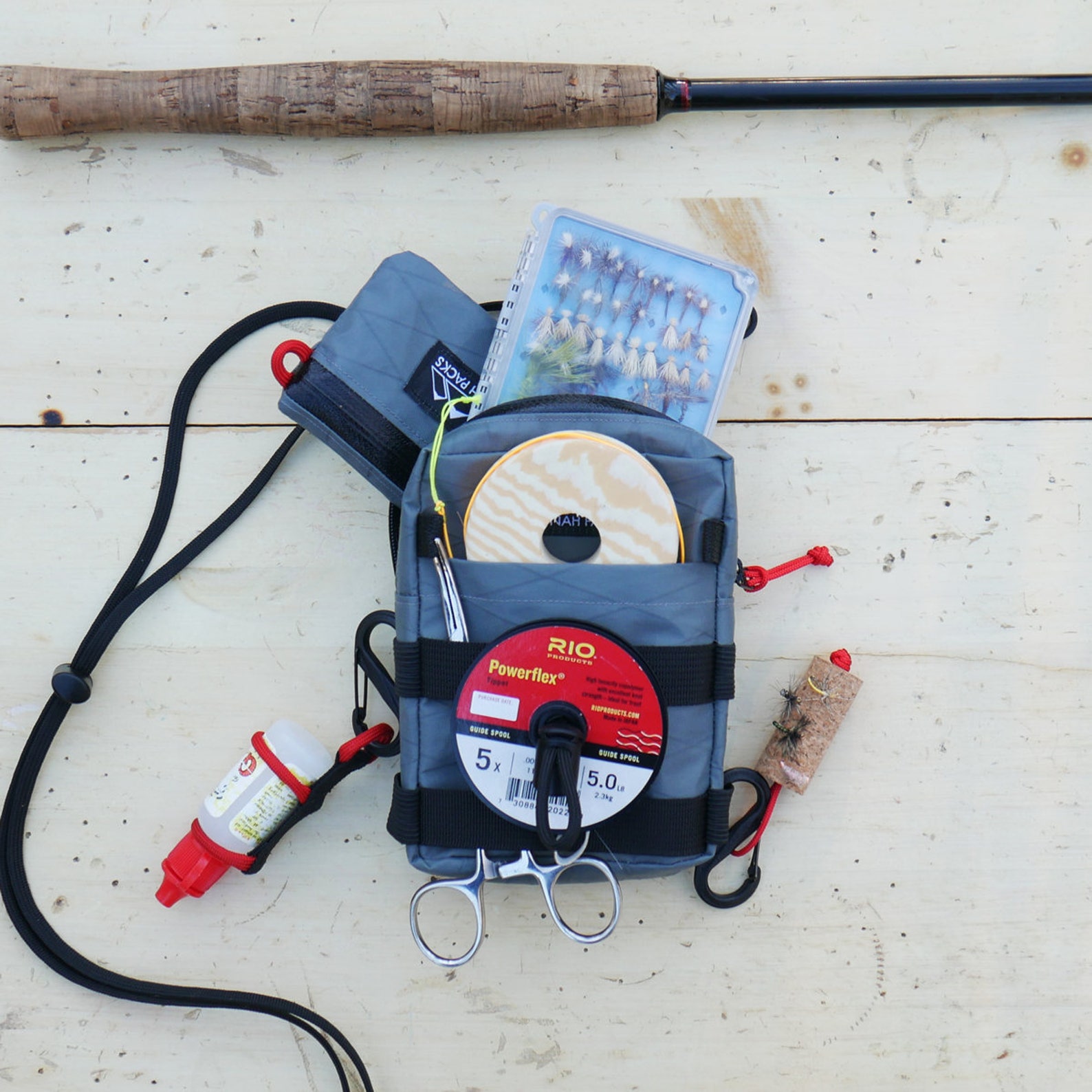 Tenkara Simple Pack Fly Fishing Minimalist Pouch X Pac Etsy