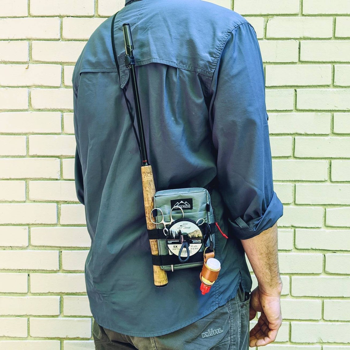 Tenkara Simple Pack Fly Fishing Minimalist Pouch X Pac Etsy