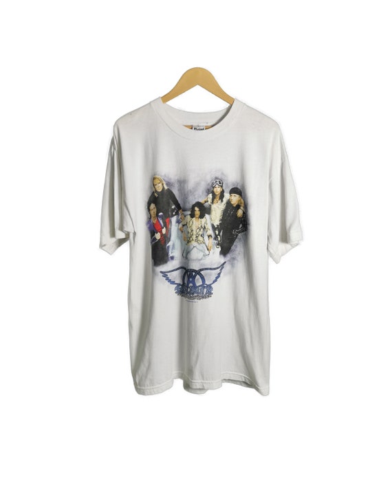Vintage 97 AerosmithNine Lives World Tour T shirt