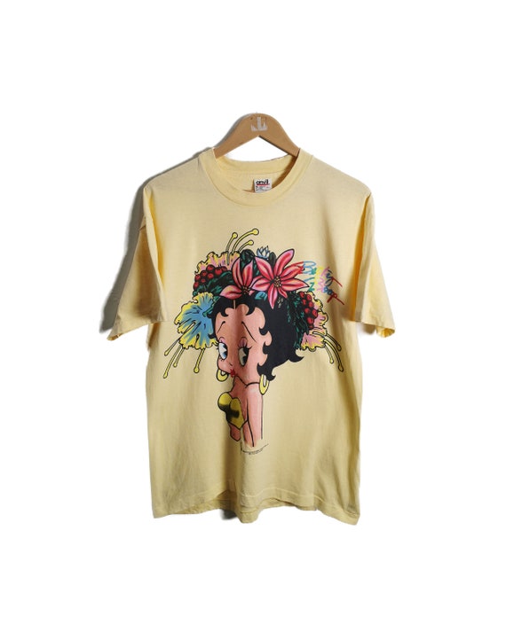 Vintage 96 Betty Boop Hawaiian T shirt Anime