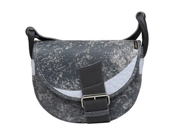 Sac à bandoulière en cuir pour femme, sac messager à bandoulière, sac à main en cuir pour femme, sac à bandoulière en cuir gris, sac à bandoulière fait main, sac gris