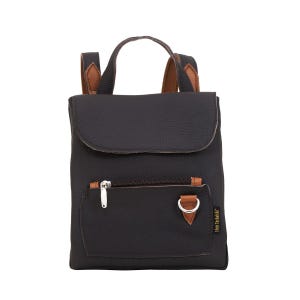 Petit sac à dos en cuir marron, sac à dos fait main en cuir véritable, sac à dos en cuir vintage, petit sac en cuir, mini sac à dos, sac à main sac à dos