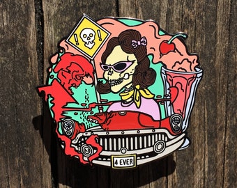 Mournin' Missy Enamel Pin and Story