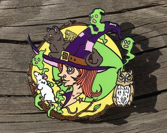 Wanda the White Witch Enamel Pin and Story