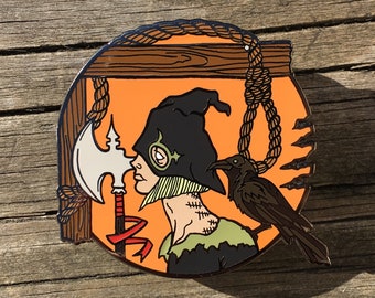 Hangmaiden Hilda Enamel Pin and Story