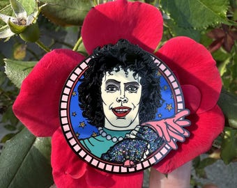 Transsexual Transylvanian Enamel Pin - Rocky Horror, Frank n Furter