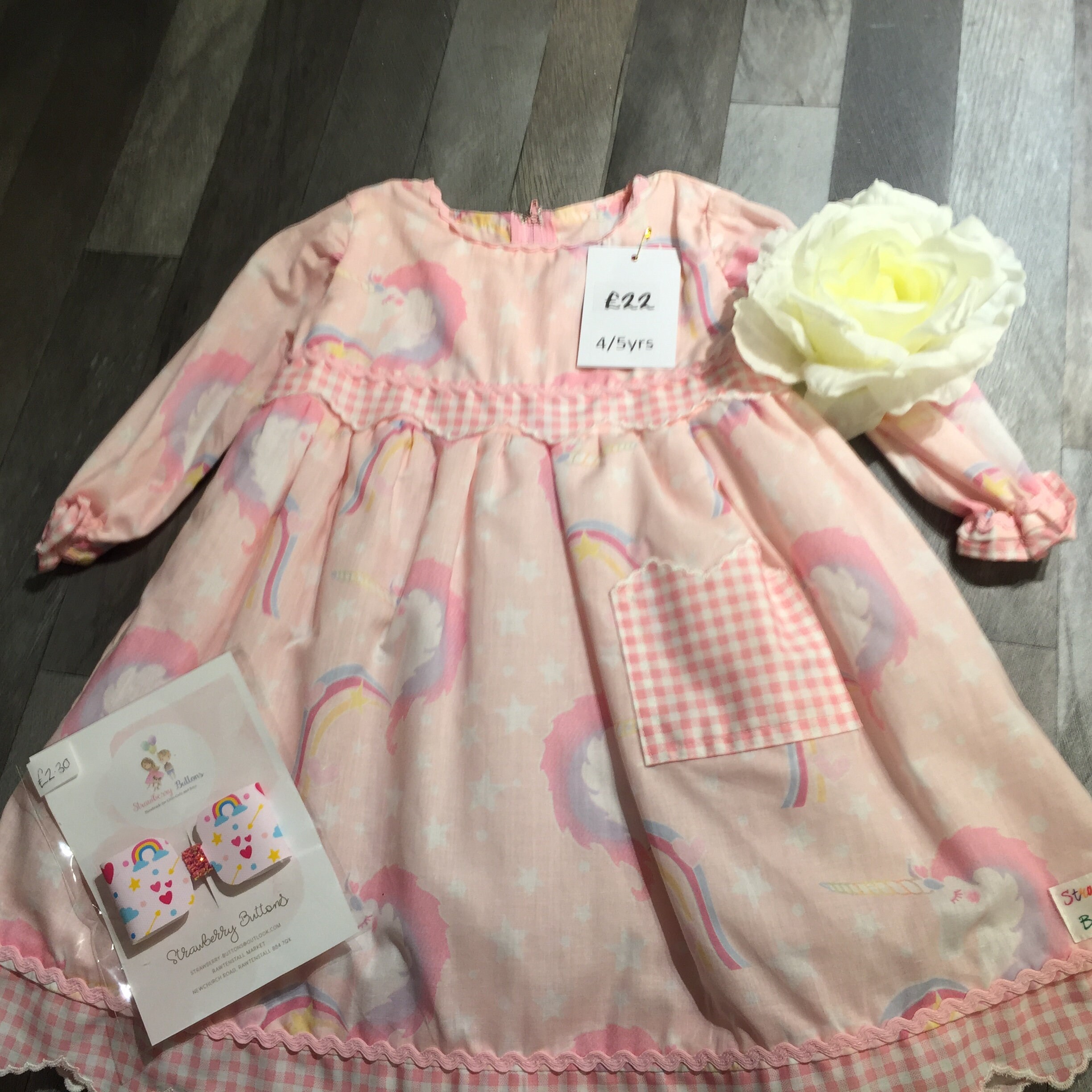 unicorn dress age 4