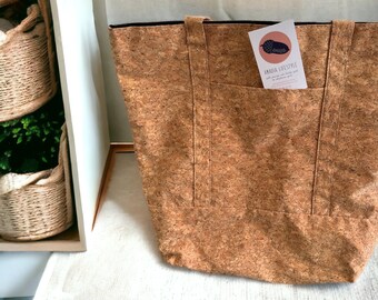 Cork Shopper *FREE Studs with every order!*