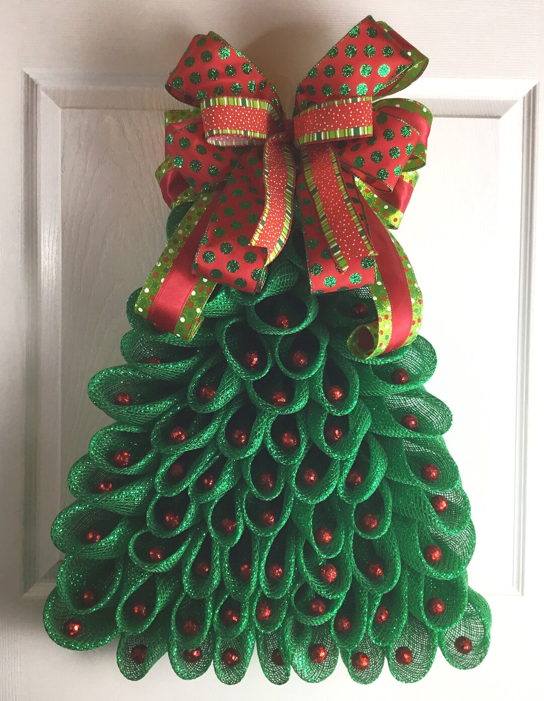 Christmas Tree Decor, Christmas Wall Decor, Christmas Tree Door Hanger, Christmas, Handmade Gift