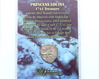 1743 Treasure Silver Coin Princess Louisa  Shipwreck 02