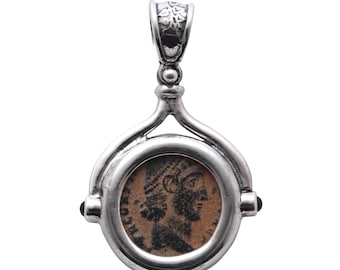 Sterling Silver Pendant, Constance, Roman Bronze, 8166