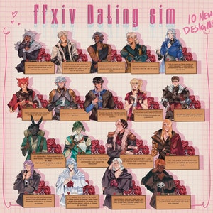 FFXIV | Dating Sim Charms Preorder