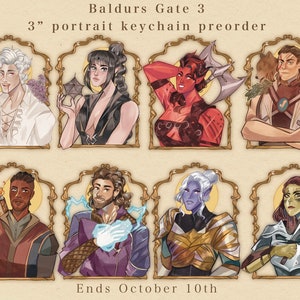 Baldur&#39;s Gate 3 Keychain