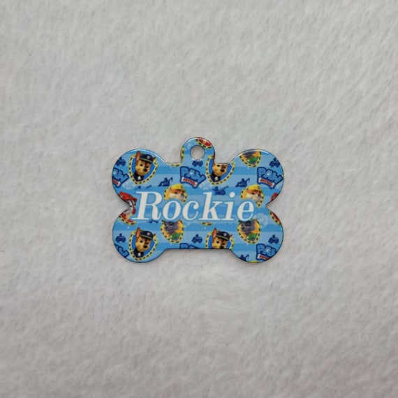 Paw Patrol Dog Tag Custom Dog Tag Etsy