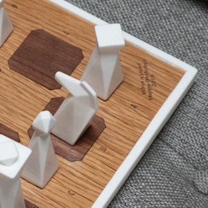 Customization for Modern Chess Set, Resin Chess Pieces, Handmade Unique Chess Set with Board, Luxury Personalized Gift, Laser Engraving