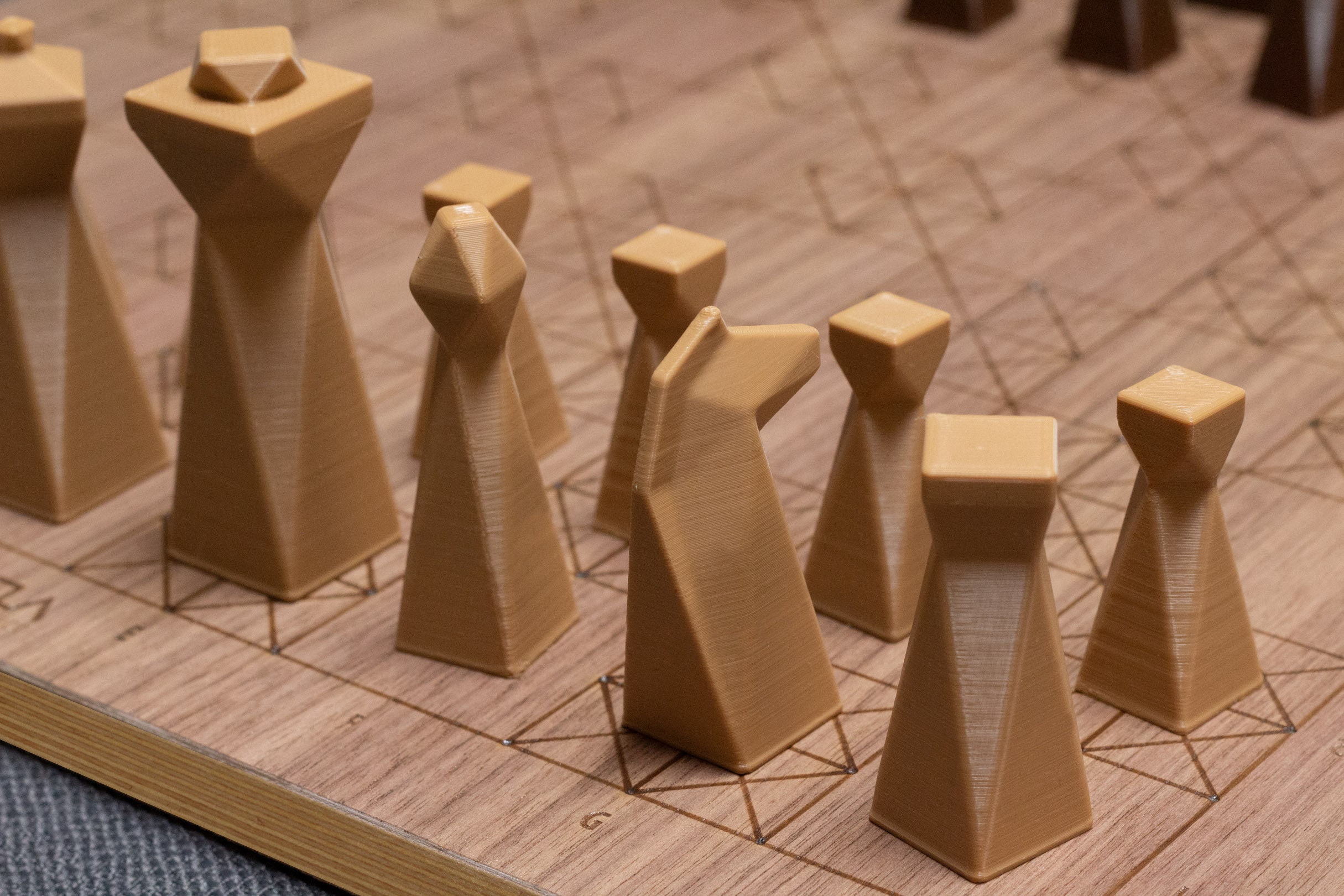 Custom Chess set | Circle City 3d