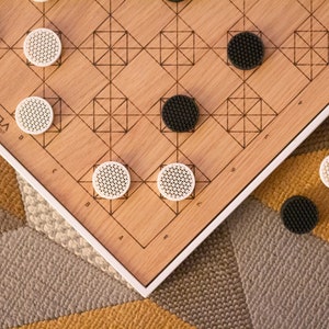 Modern Checkers Set, 3D Printed Checkers Pieces, Handmade Unique Checkers Set with Board, Luxury Personalized Gift, Home Decor, Draughts