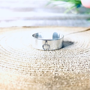 Middle Finger Adjustable Ring
