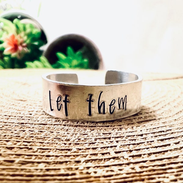 Quote Rings - Etsy