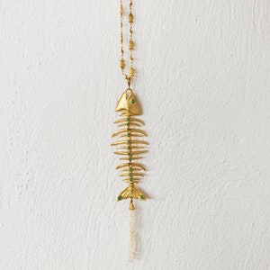 Handgemaakte visontwerpketting, populairste Turkse sieraden, visontwerpketting, visketting met parel, unieke sieraden, handgemaakt