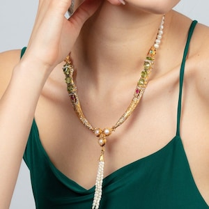 Ottoman jewelry,Dagger Necklace,Handmade Necklace with Pearl, handmade jewelry,one of a kind jewelry, unique jewelry, ancient jewelry