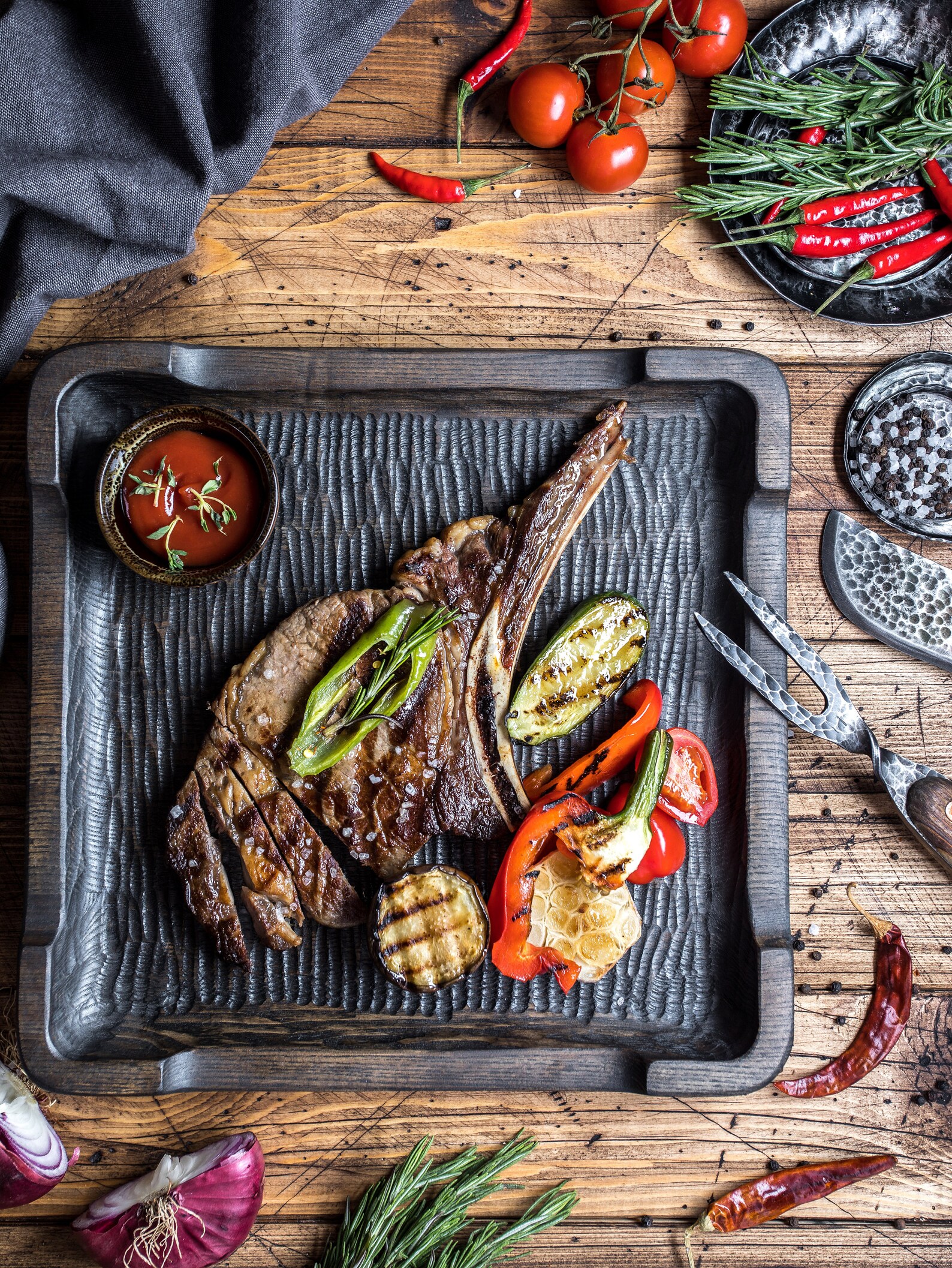 Ribeye Steak Plate | Etsy