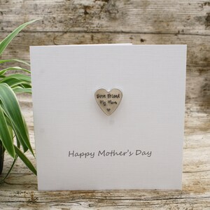 Pocket Keepsake Token, Regalo del Día de la Madre, Feliz Tarjeta del Día de la Madre, Pewter del Reino Unido hecho a mano, Regalo de recuerdo, Tarjeta de Saludos, Mejor Amigo Mi Mamá