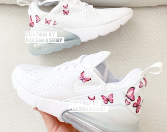 Nike Air Max 270 Pink Butterflies - Etsy